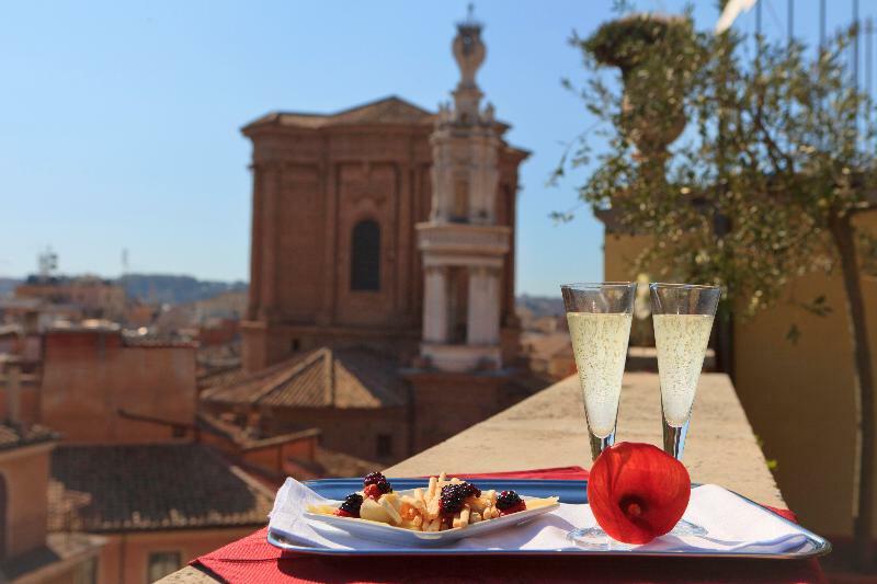 Smart Hotel Pincio Roma Restoran fotoğraf